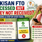 PM Kisan FTO Processed but Money Not Received – reasons and step-by-step fixes for farmers in 2026
